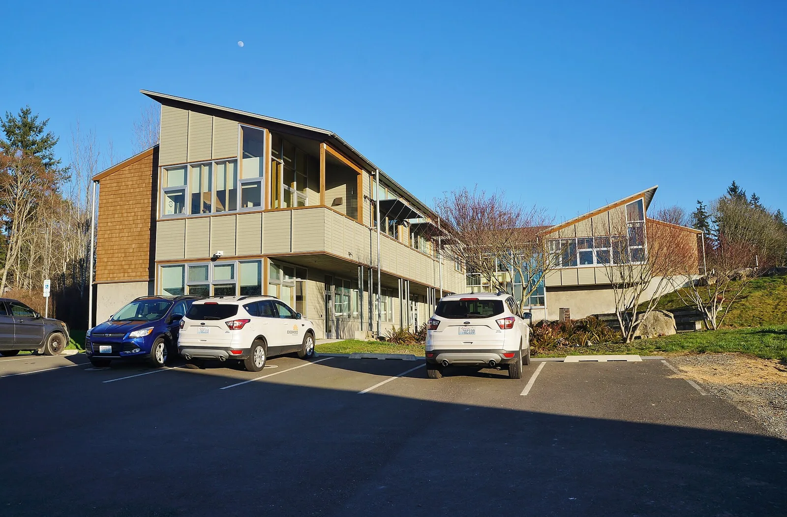 Edgewood City Hall in Washington, photographed in February 2022.